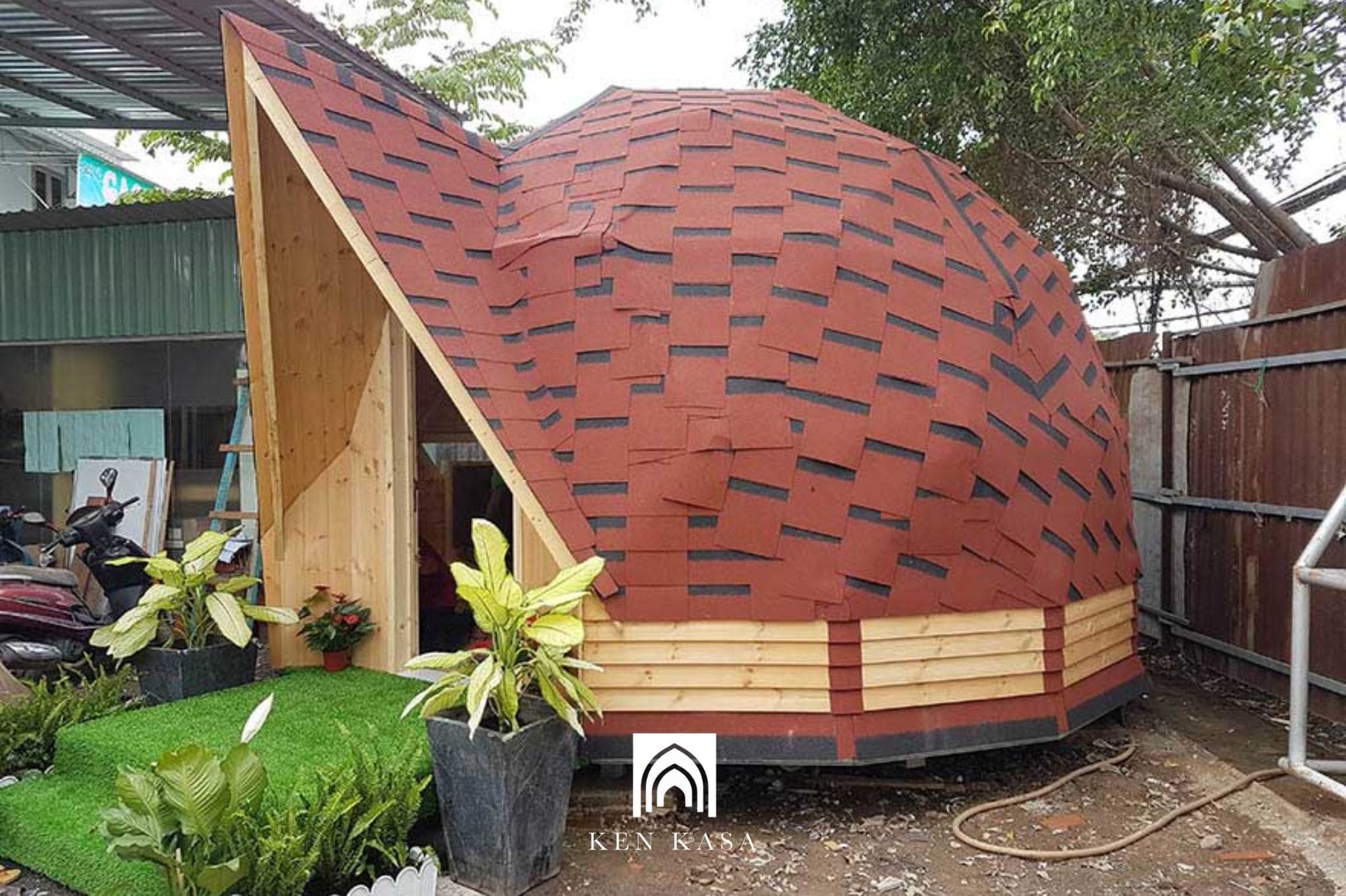 Mẫu thiết kế bungalow bằng gạch